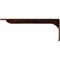 Ekena Millwork Embrey Steel Bracket, Antiqued Copper 2"W x 16"D x 6 1/2"H BKTM02X16X06EBACO - alternate 2